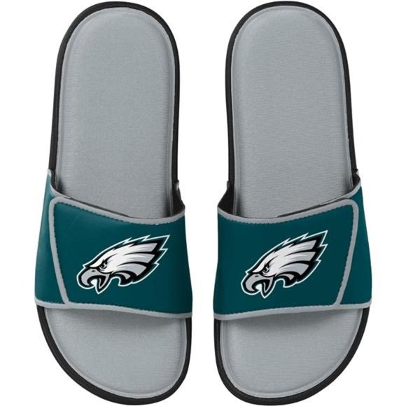 FOCO Men\'s NFL Team Logo Sport Shower Foam Slide Flip Flop Sandals main image 7